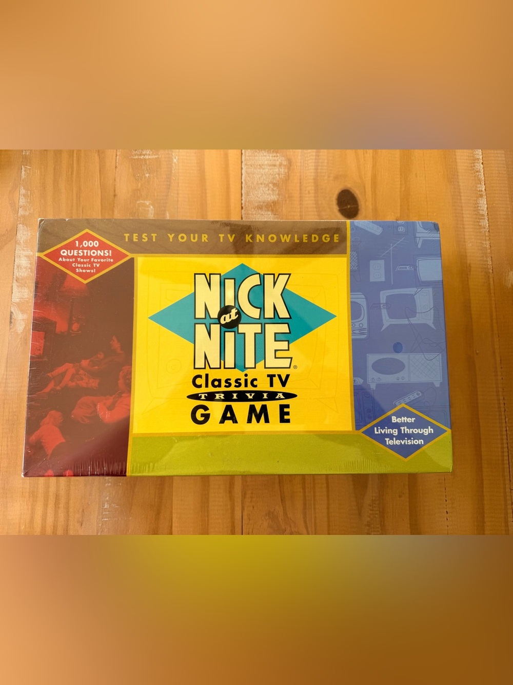 NOS Vintage 1996 Nick at Nite Classic TV Trivia Game Nickelodeon Cardinal SEALED